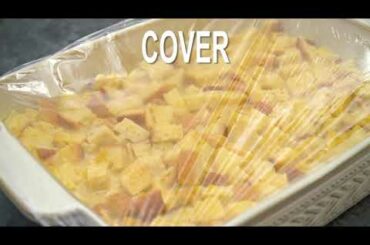 Pumpkin Spice French Toast Bake Overnight Breakfast Casserole - Yummy Recipe