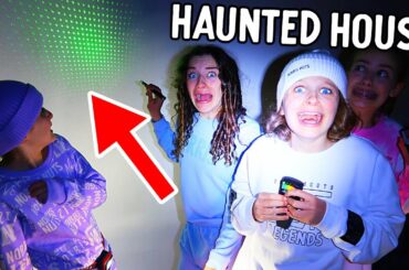 HUNTING FOR THE GHOST IN OUR HAUNTED HOUSE...