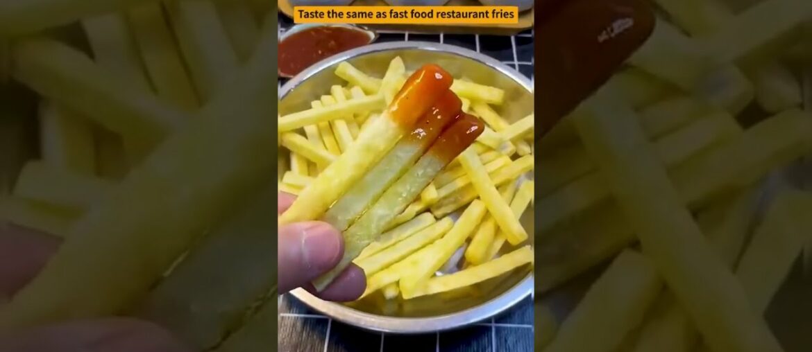 Macdonald's French Fries Recipe At Home #frenchfries #macdonaldsfrenchfries #shorts