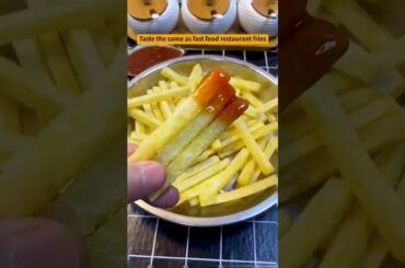 Macdonald's French Fries Recipe At Home #frenchfries #macdonaldsfrenchfries #shorts
