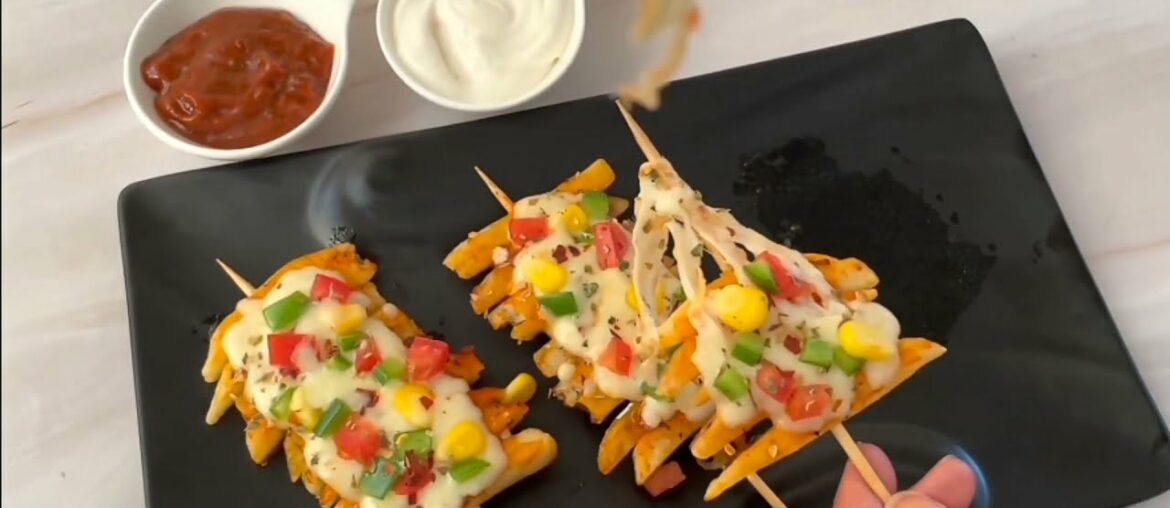 Cheesy French Fries Sticks In Kadai | New Snacks Recipe | #foodoftheday Cheesy French Fries Sticks In Kadai | New Snacks Recipe | #foodoftheday