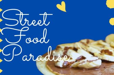 #20 Banana Nutella Crepes  - France Street Food #Shorts