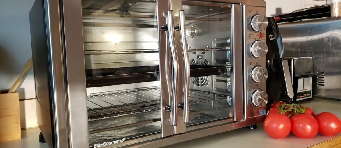 Elite Gourmet/Elite Bistro French Door Toaster Oven.