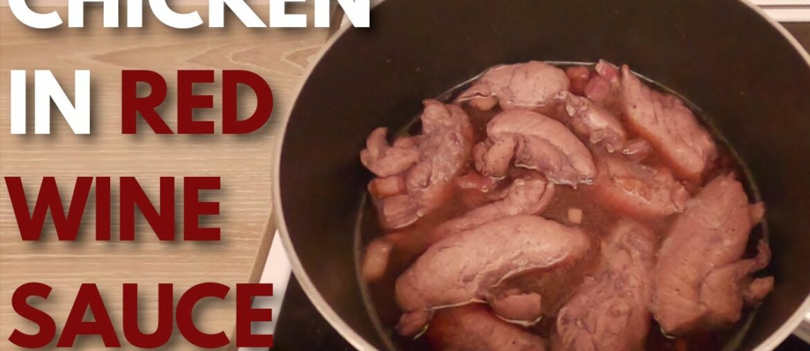 Quick Chicken in Red Wine Sauce Recipe from Medieval France