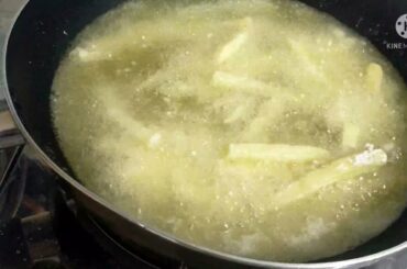 CRISPY FRENCH FRIES//MAKING CHRUNCHY FRIES