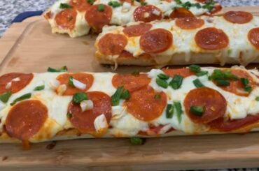 French Bread Pizza Recipe In Our New Kitchen