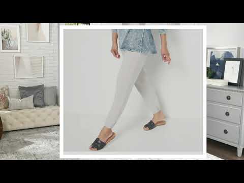 LOGO Lounge by Lori Goldstein French Terry Jogger Pants on QVC LOGO Lounge by Lori Goldstein French Terry Jogger Pants on QVC