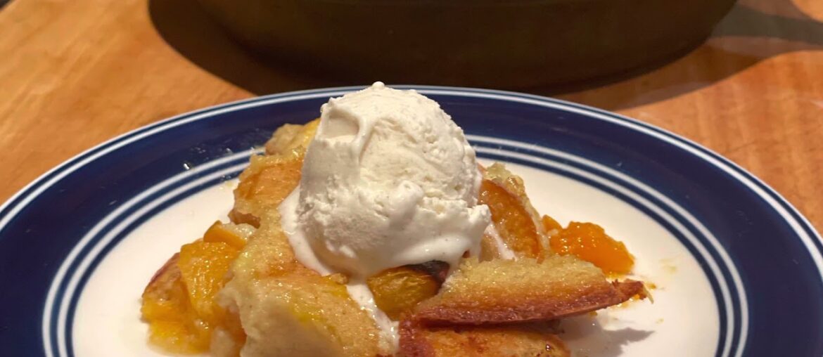 Sourdough, kefir skillet crepe (Clafoutis) with fruit Sourdough, kefir skillet crepe (Clafoutis) with fruit