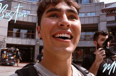 faneuil hall | street show | north end food - modern, mikes, & bovas | polcaris coffee | boston vlog