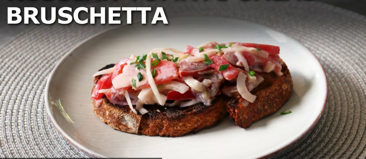 Russian Tomato Salad Bruschetta - Food Wishes