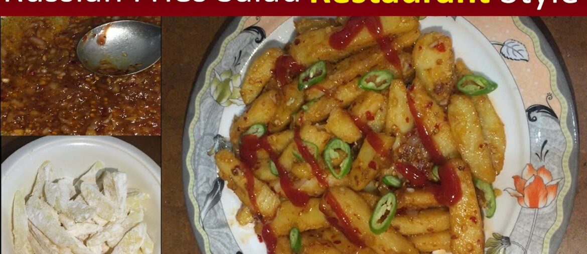 How To Make Russian Fries 2021 | Restaurant Special French fries Recipe in Hindi | Health and Food