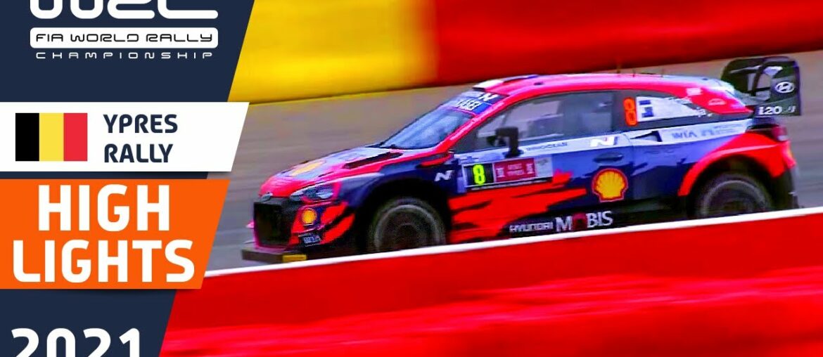 WRC HIGHLIGHTS Sunday Afternoon : Renties Ypres Rally Belgium 2021: WRC Rally Highlights and Results