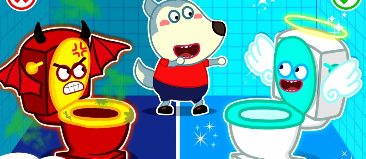 Wolfoo!!! Restroom is Angel or Demon – Kids Stories About Potty Training With Wolfoo | Wolfoo Family Wolfoo!!! Restroom is Angel or Demon - Kids Stories About Potty Training With Wolfoo | Wolfoo Family