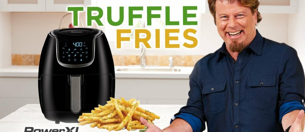 How to make #Truffle Fries & HOT Bruschetta dip in the PowerXL Vortex Air Fryer with @Eric Theiss How to make #Truffle Fries & HOT Bruschetta dip in the PowerXL Vortex Air Fryer with @Eric Theiss