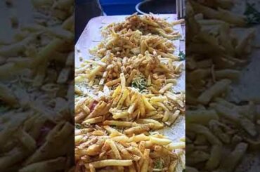Afgani french fries roll #street food