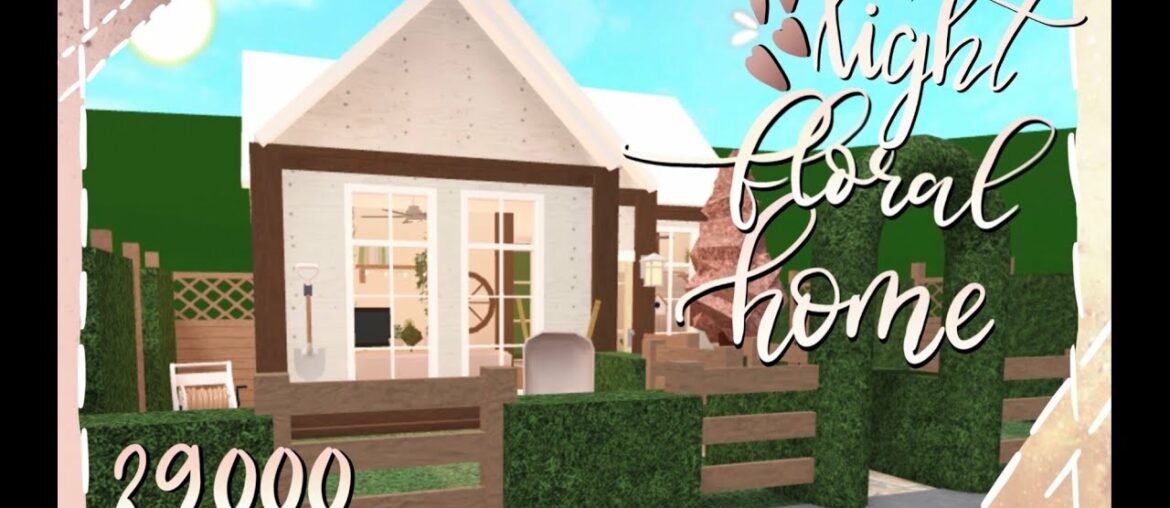 Bloxburg | Light Floral Home | Speedbuild Bloxburg | Light Floral Home | Speedbuild