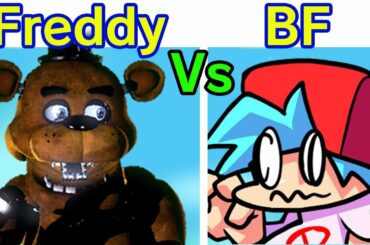 Friday Night Funkin' VS Freddy Fazbear FULL WEEK + Cutscenes (Five Nights at Freddy's)(FNF Mod/Hard)