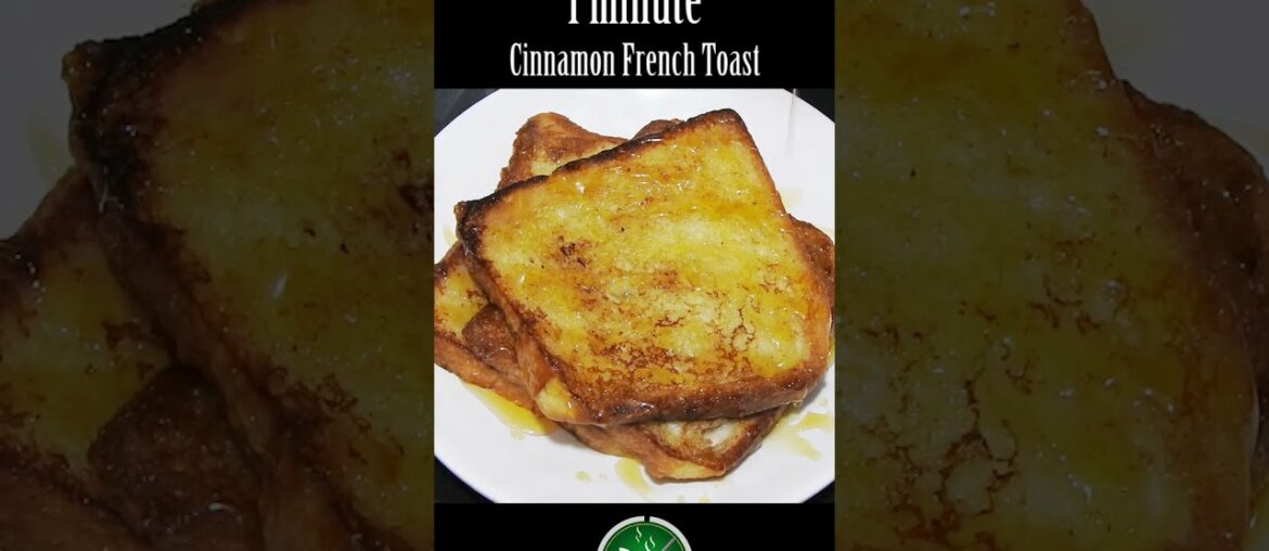 1 minute Cinnamon French Toast Recipe #Shorts #PuviyaKitchen