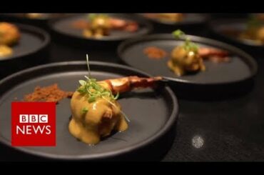 'Food porn star' Indian chef gives fine dining a twist - BBC News