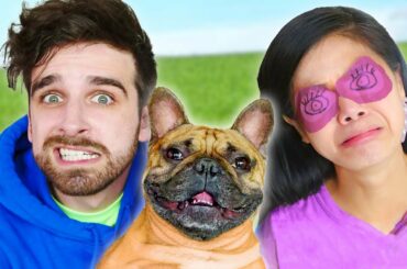 World's Worst SEEING-EYE DOG Tries to Help Blind Vy Qwaint for 24 Hours