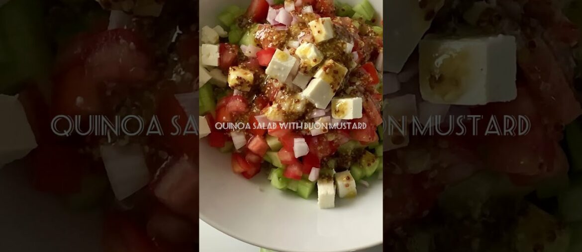 Very easy to prepare Quinoa salad with mustard dressing Very easy to prepare Quinoa salad with mustard dressing