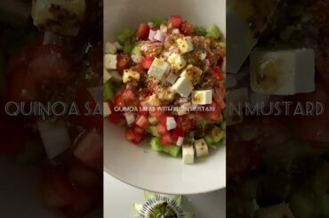 Very easy to prepare Quinoa salad with mustard dressing
