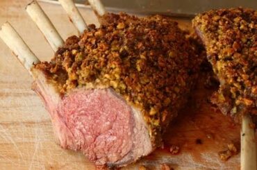 Rack of Lamb with Pistachio Crust - Pistachio Crusted Rack of Lamb Recipe