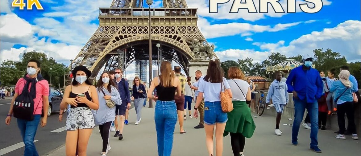 Walking in Paris, Weekend along the Seine [4K]