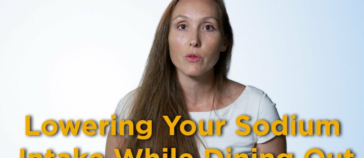 Lowering Your Sodium Intake While Dining Out