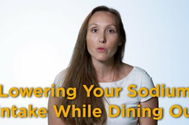 Lowering Your Sodium Intake While Dining Out