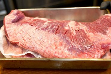 Japanese food.HUGE BEEF STAKE.French cuisine in Japan.