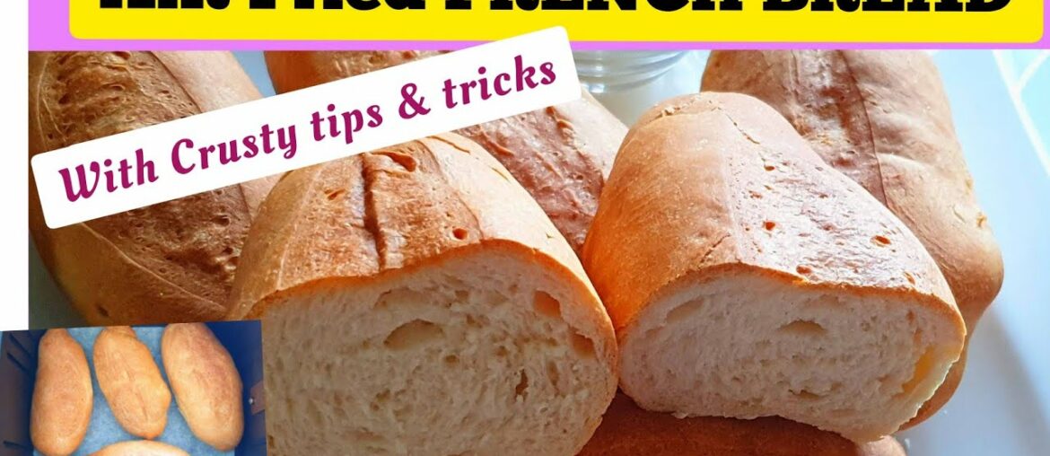 Crusty French Bread Recipe in the Air Fryer. How To Make Air fried Bread At Home. Easy Bread Recipes