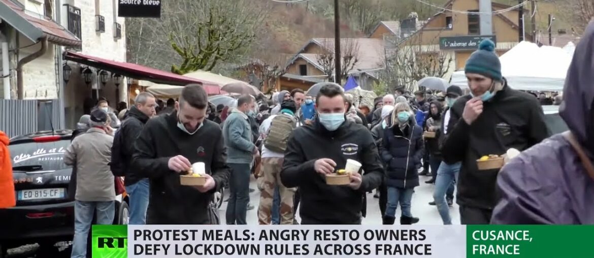 Protest meals | French restaurant owners defy COVID rules Protest meals | French restaurant owners defy COVID rules