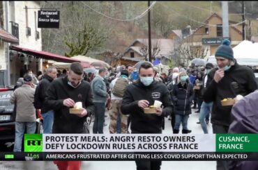 Protest meals | French restaurant owners defy COVID rules