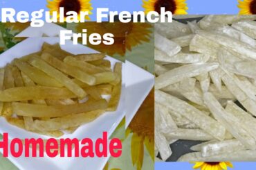 Regular French Fries Recipe l Homemade