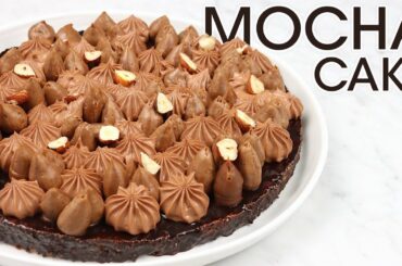 French Mocha Cake Recipe: With Coffee Whipped Cream & Whipped Chocolate Ganache | How To Cuisine