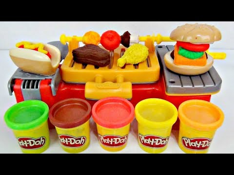 Nat and Essie BBQ with Play-doh Cookout Creation Grill Kitchen Nat and Essie BBQ with Play-doh Cookout Creation Grill Kitchen