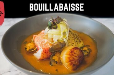 Modern Bouillabaisse with Lobster, Ling Cod, Scallop, Mussels and Clams | French Fish Stew