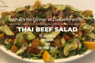 Thai Beef Salad with Chef Mindy French at Shepard Inn