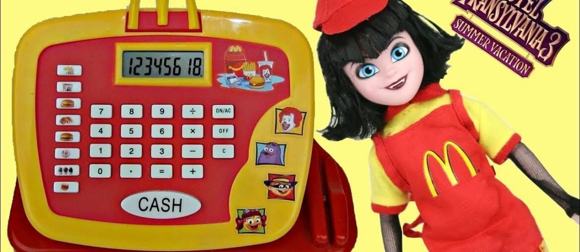Hotel Transylvania 3 MAVIS Works at Mcdonald's Drive Thru