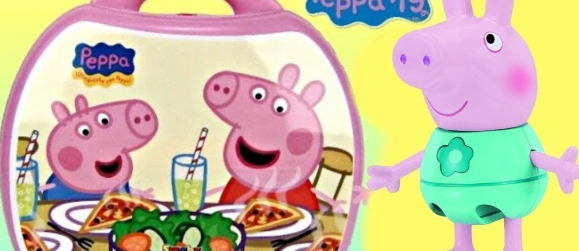 Peppa Pig Cooking Mini Pizza Shop Pizzeria Chef Set Carry Case