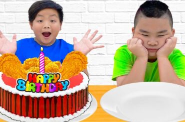 Alex Surprises Lyndon with a Birthday Cake for His Surprise Happy Birthday Party