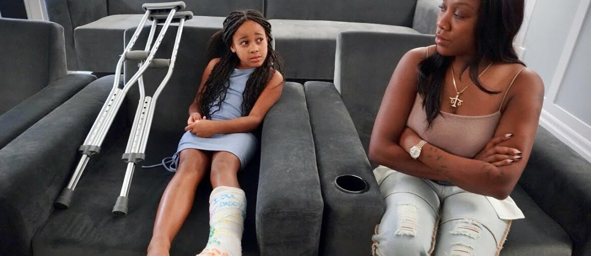 Girl SKIPS SCHOOL Because of BROKEN LEG, Then Gets CAUGHT | FamousTubeFamily