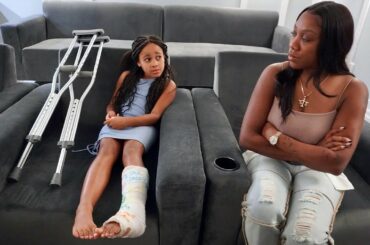 Girl SKIPS SCHOOL Because of BROKEN LEG, Then Gets CAUGHT | FamousTubeFamily