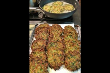 (Lesoon # 18) #Fritters#Ejji #Ejjeh Lebanese #Koussa (Zucchini) #Fritters #VegetableFritters