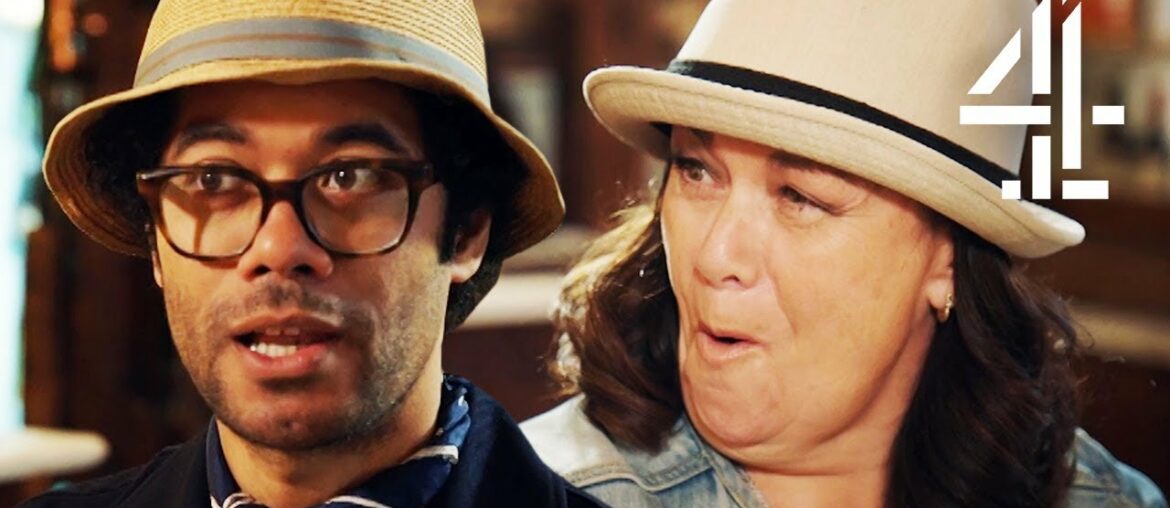 “You’re Watching Me Flirting” Richard Ayoade & Dawn French’s 14 Course Meal & 5 Drinks! | Travel Man