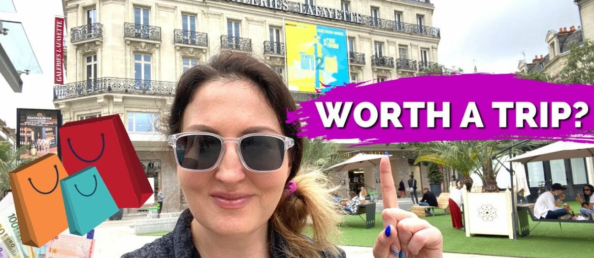 SHOPPING IN FRANCE AT GALERIES LAFAYETTE!!