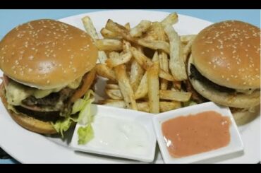 Tower Meal Burger | Beef Chicken Mix Burger
