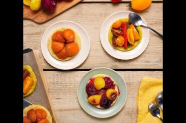 French plum, tomato, and apricot tartlets | Recipe | EN