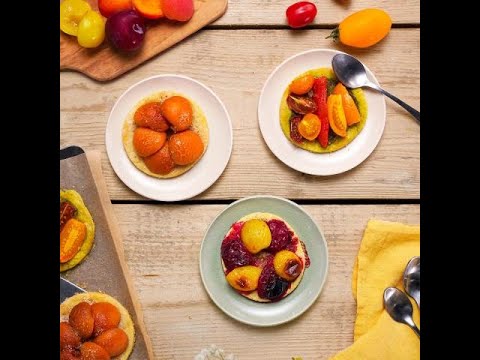 French plum, tomato, and apricot tartlets | Recipe | EN French plum, tomato, and apricot tartlets | Recipe | EN